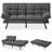 Alan 71" Upholstered Convertible Sofa With Adjustable Arms And Backs-434691094