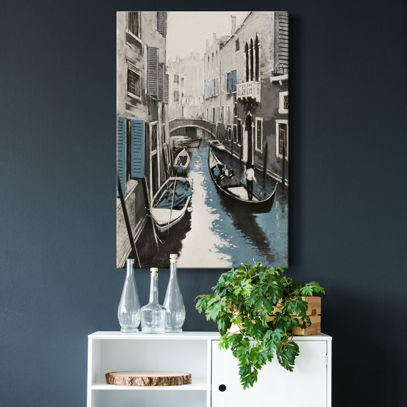 Venise II - impression sur toile tendue, H 36 po x l 24 po x P 1 po