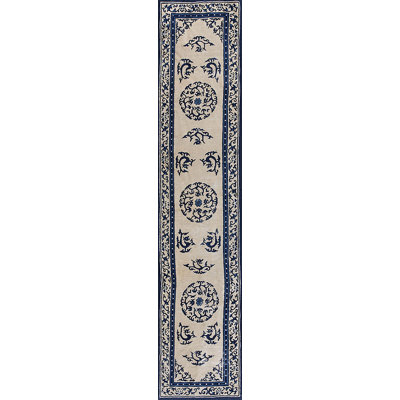 Handmade Wool Floral Area Rug