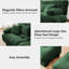 Canapé Cloud Couch 3 places pour le salon, tissu chenille-311401722