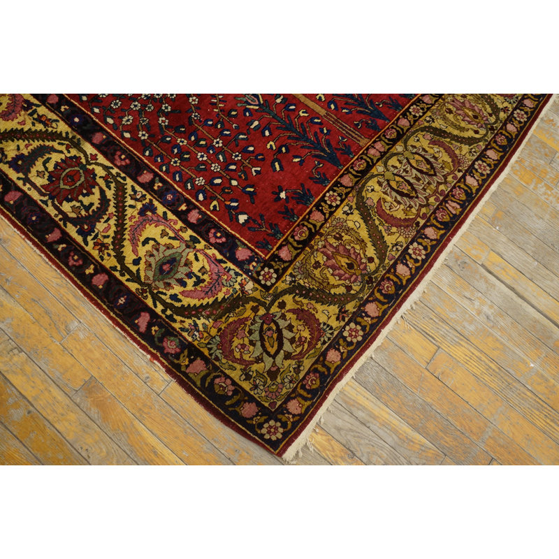 Hand Knotted Wool Geometric Area Rug
