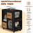 Modern Side Table with Wheels-235845872