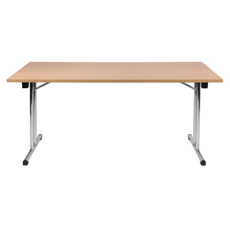 Hopkinton 80cm Rectangular Folding Table, Beech