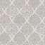 Lustre Metallic 3D Embossed Modern Damask Wallpaper Roll-1740016215