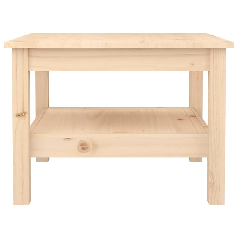  Coffee Table Natural Pine Solid Pine Wood Medium Coffee Table