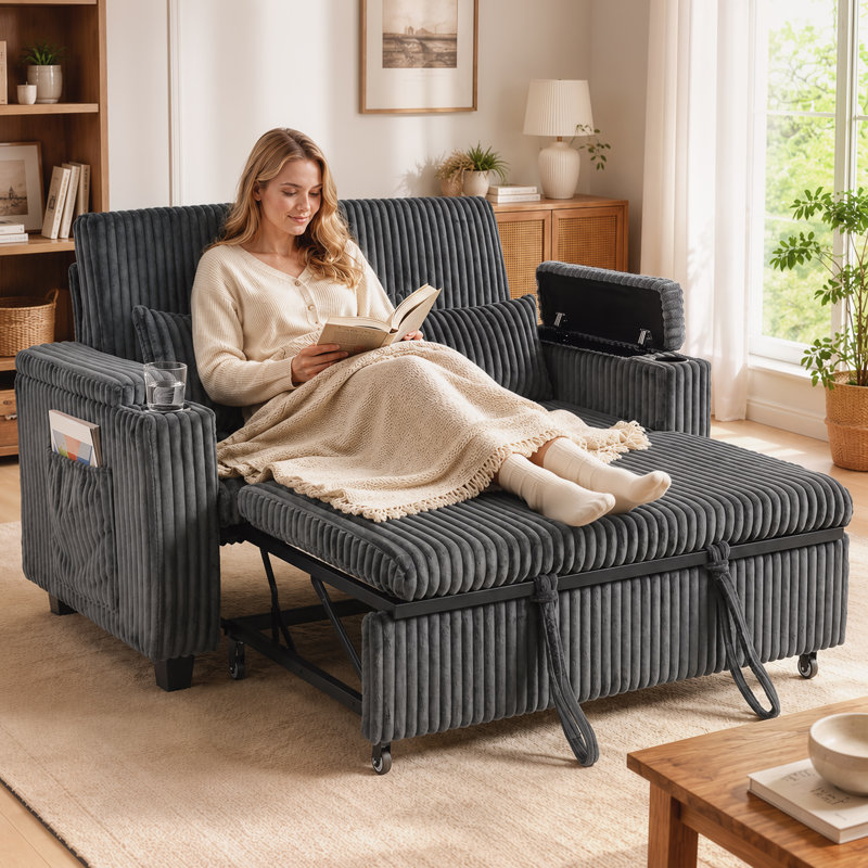 132cm Wide Straight Loveseat