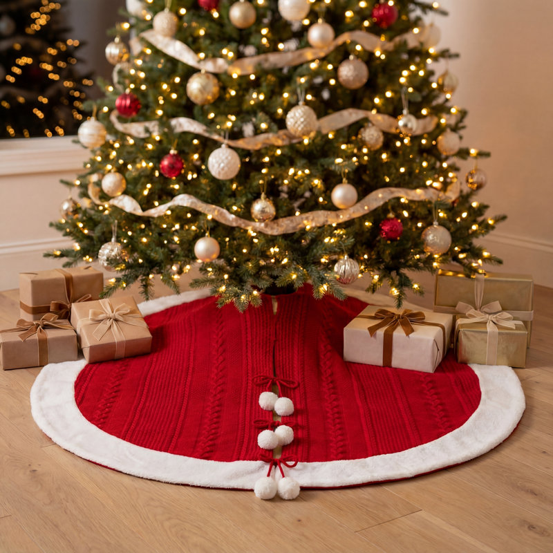 Jupe d'arbre de Noël 48 po