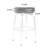 Bar Stool Cushions, Memory Foam Round Bar Stool Covers With Non-Slip Backing And Elastic Band, 14", Navy