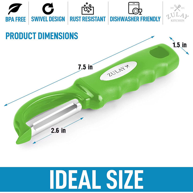 Zulay Kitchen Professional Stainless Steel Veggie Peeler