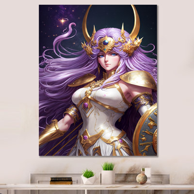 Elliza " Anime Goddess With Purple Hair "