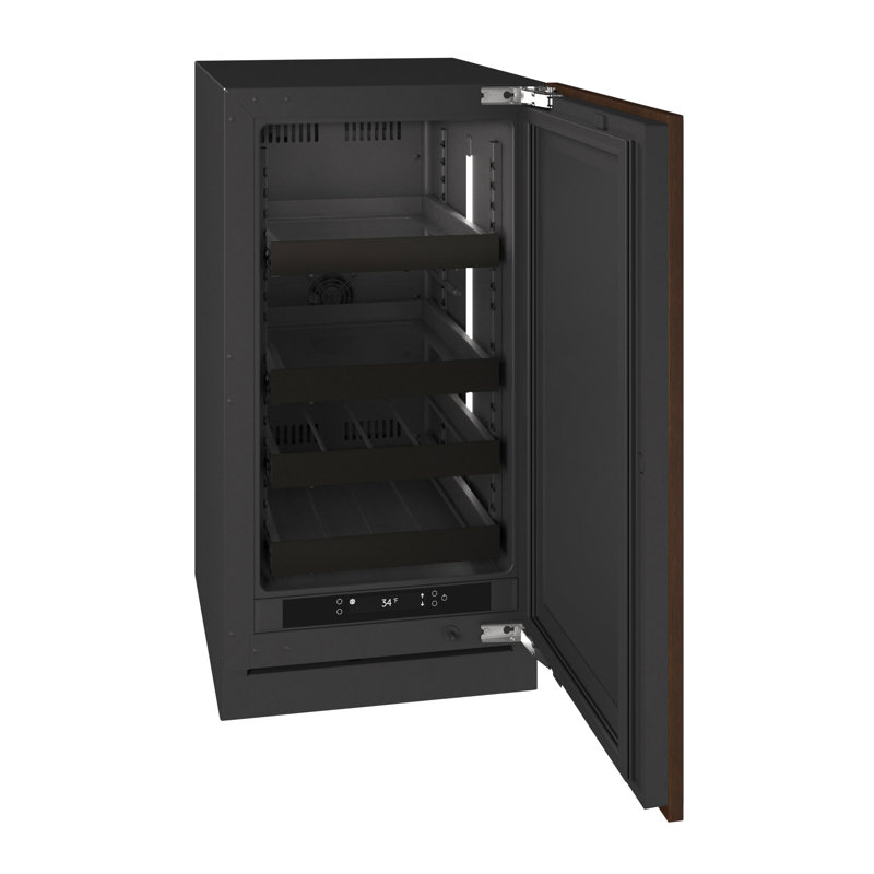 U-Line 18"W. Seamless 3.5 Cu.Ft. Beverage Center - Panel Ready, Panel Ready Solid Frame