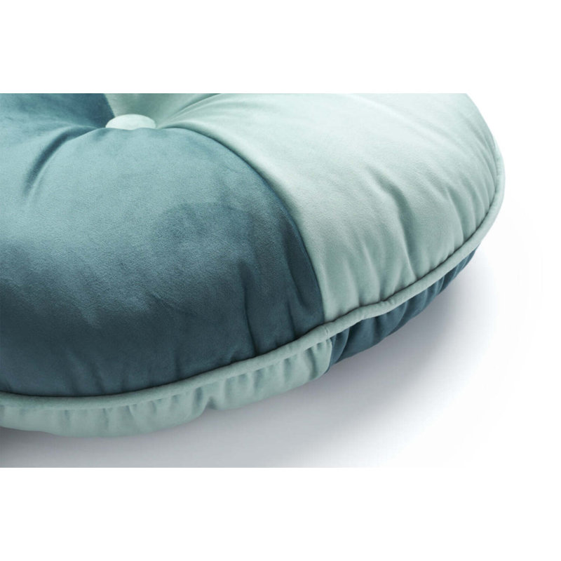 Velvet Circular Pillow Cover & Insert