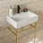 Bathroom Console Sink With Overflow