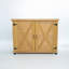 Banc de rempotage avec armoire de rangement et plateau de table en métal pour patio extérieur, table de poste de travail extérieur-129701245