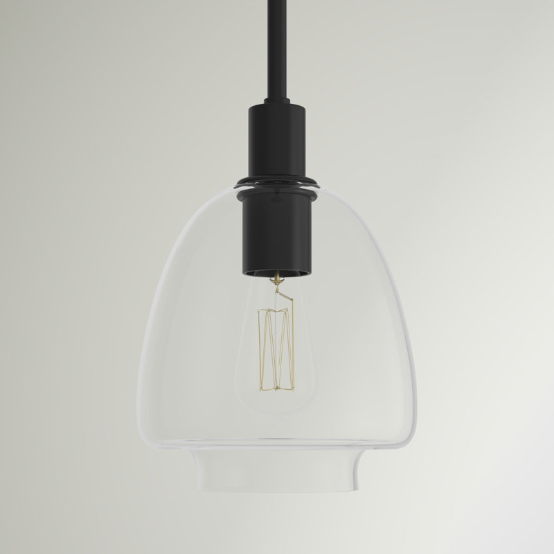 Luminaire suspendu sphérique 1 lumière Caudillo, Noir
