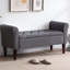 Banc de rangement à couvercle rabattable Fatheha-1197797832