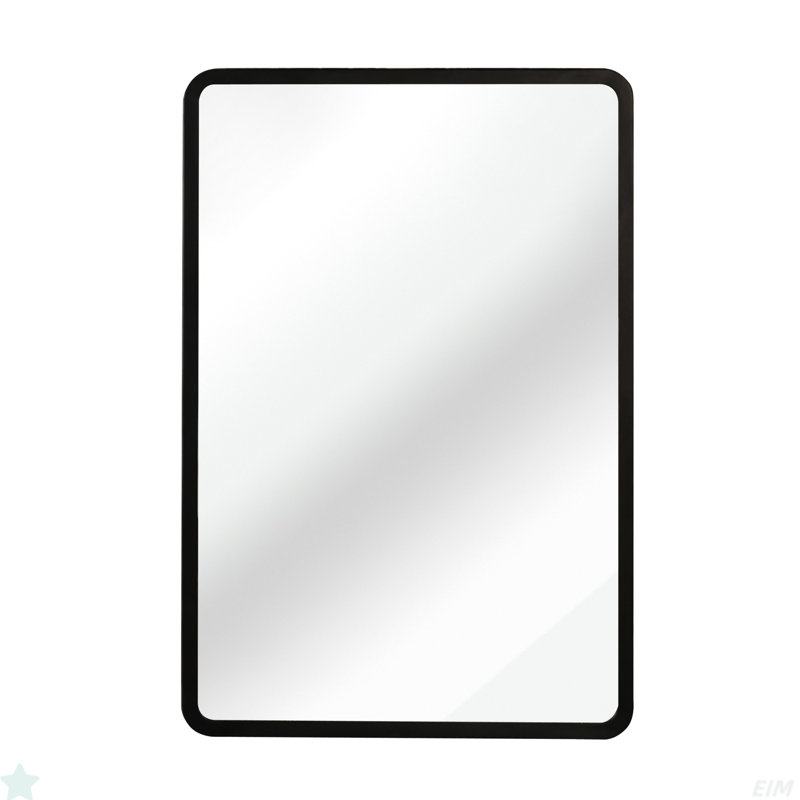 Armoire à miroir murale encastrée en métal, H 5,15 po x l 24,03 po x P 15,97 po