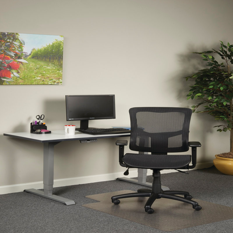 ErgoFlex Black Mesh Adjustable Executive Office Chair