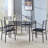 Kitchen Table Chairs Set For 4, 5 Piece Wood Dining Room Table With 4 Chairs, Perfect For Small Spaces, Compact Kitchen, Breakfast Nook, Brown
