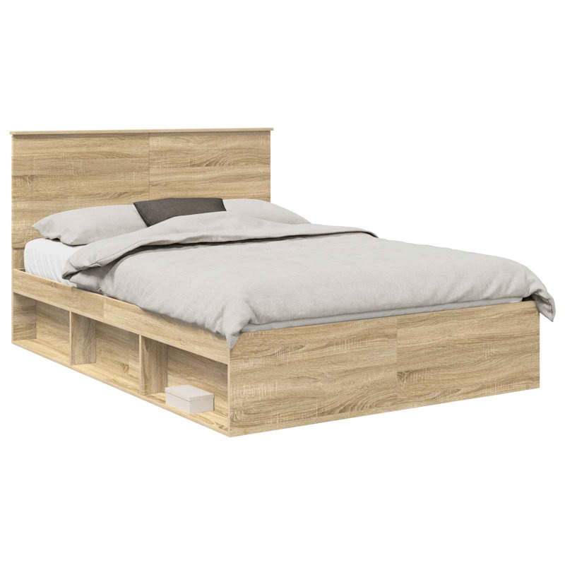 Solid Wood Bed, Sonoma, 140 x 190cm