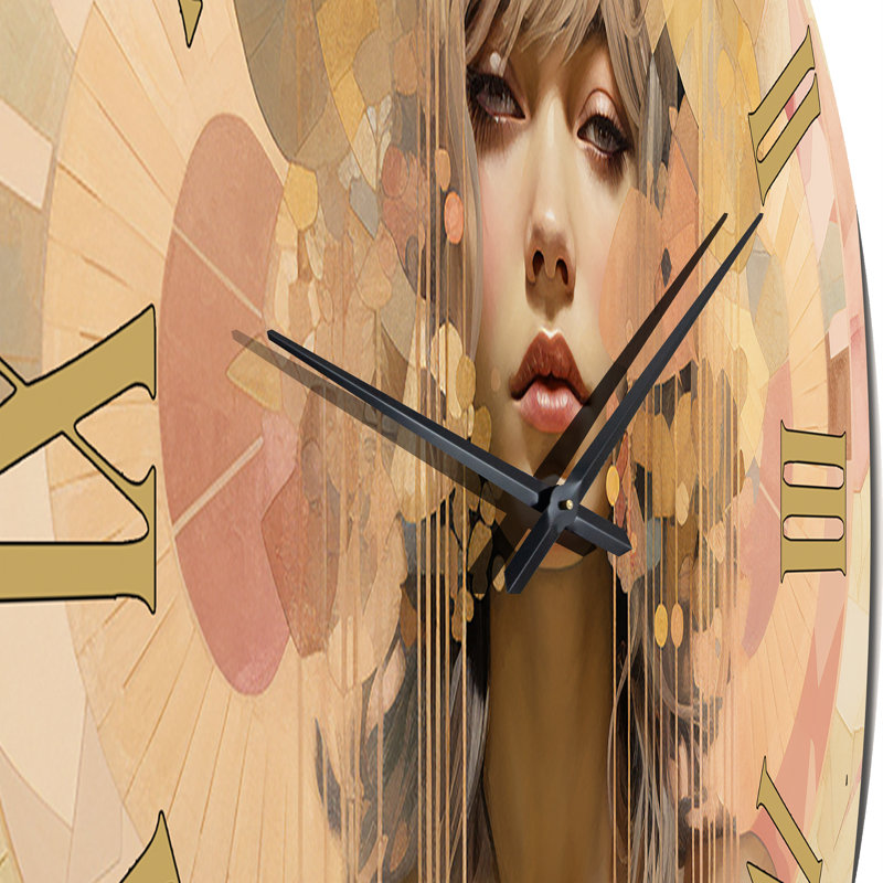 Horloge murale en métal, Très grand
