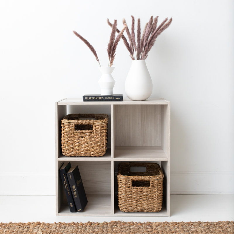 Bridgnorth Bookcase, (4 Shelves) 24" H x 24" W x 12" D, Light Natural