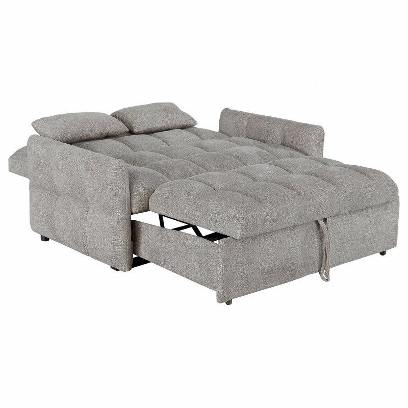 Coussin de canapé-lit gigogne escamotable, Gris