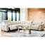 Canapé modulaire beige pour 5 personnes Boucle