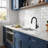 Bar Sink Faucet For Kitchen Sink, Modern Single Handle Kitchen Faucet With Pull Down Sprayer-122610869