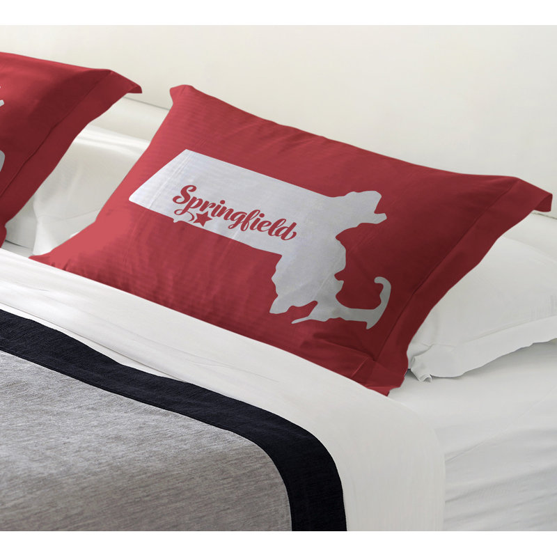 Springfield Polyester Sham Set, Microfiber, Standard/Twin, Black
