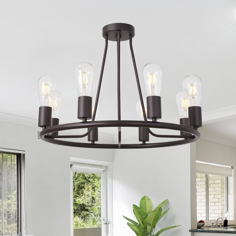Mulhall Semi Flush Mount, Oil Rubbed Bronze
