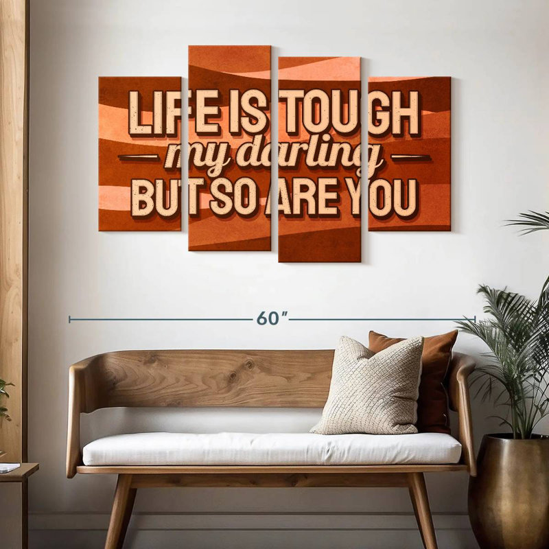 Tergel Life Is Tough, typographie
