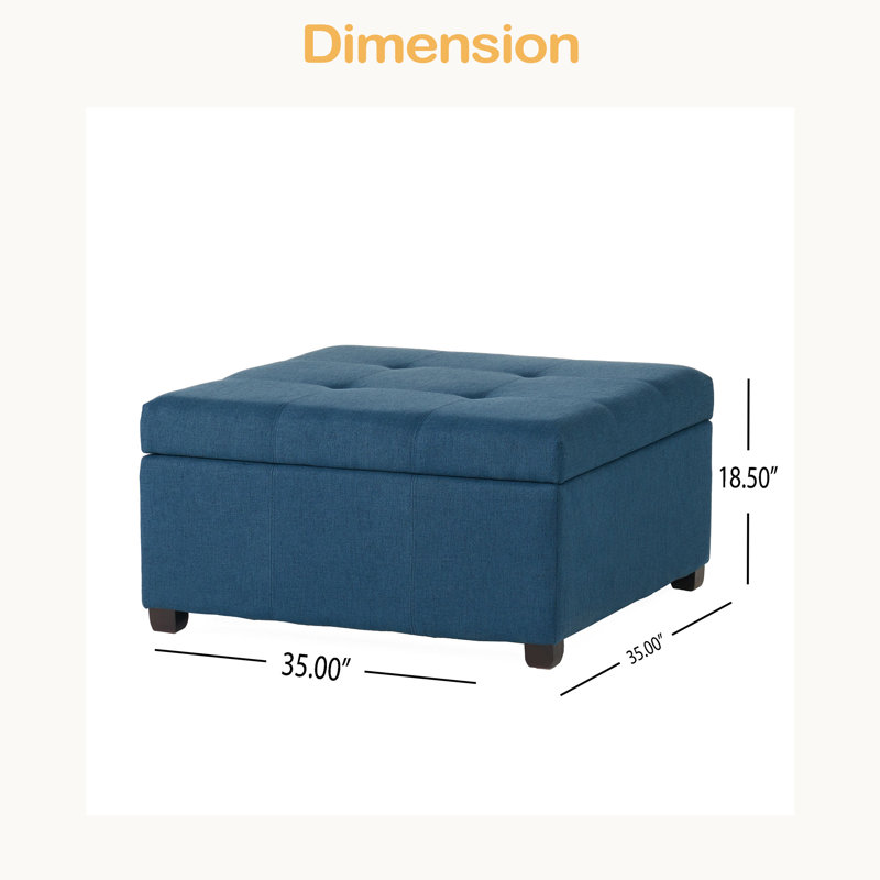 OTTOMAN DE RANGEMENT, Blue