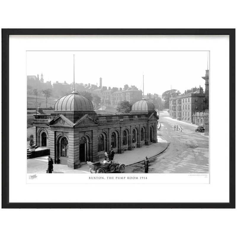 Buxton, The Pump Room 1914 - Single Picture Frame Print, 28cm H x 36cm W x 2.3cm D