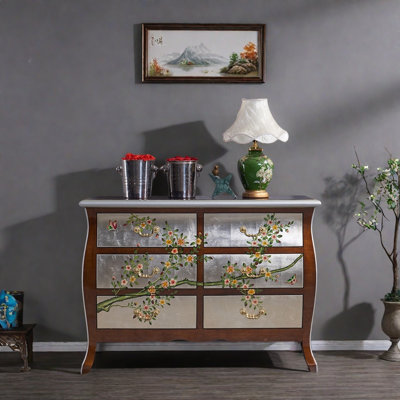 Armoire de couloir en bois de bouleau massif