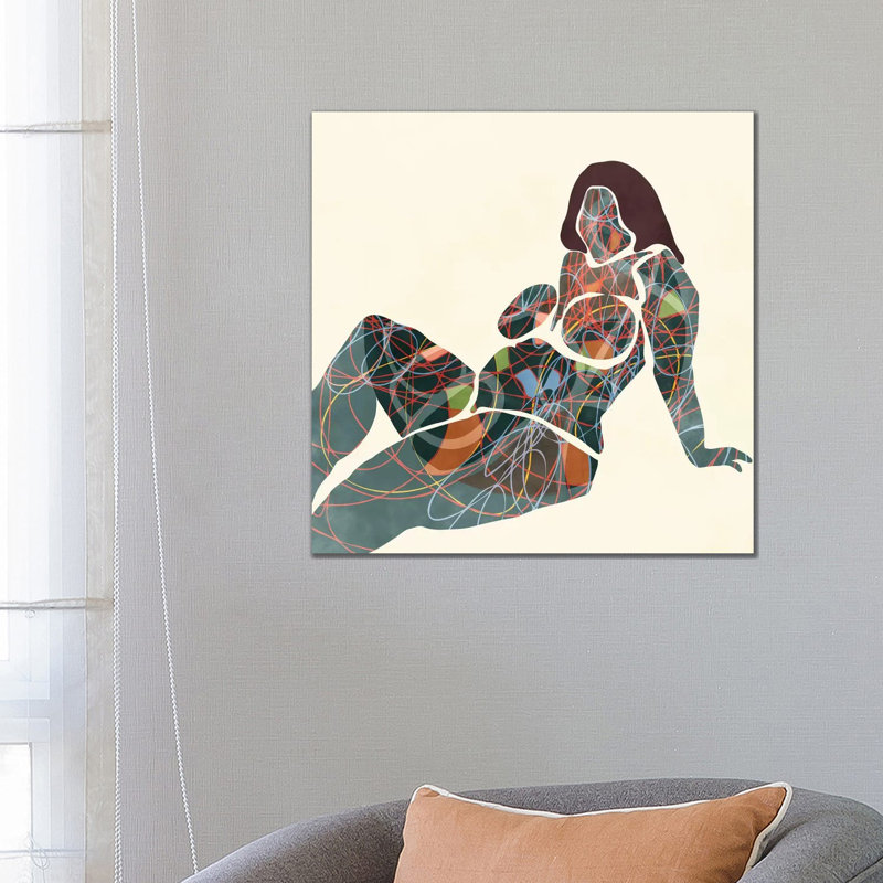 Nude III, No Matte, 26" H x 26" W x  1.5" D, Wrapped Canvas