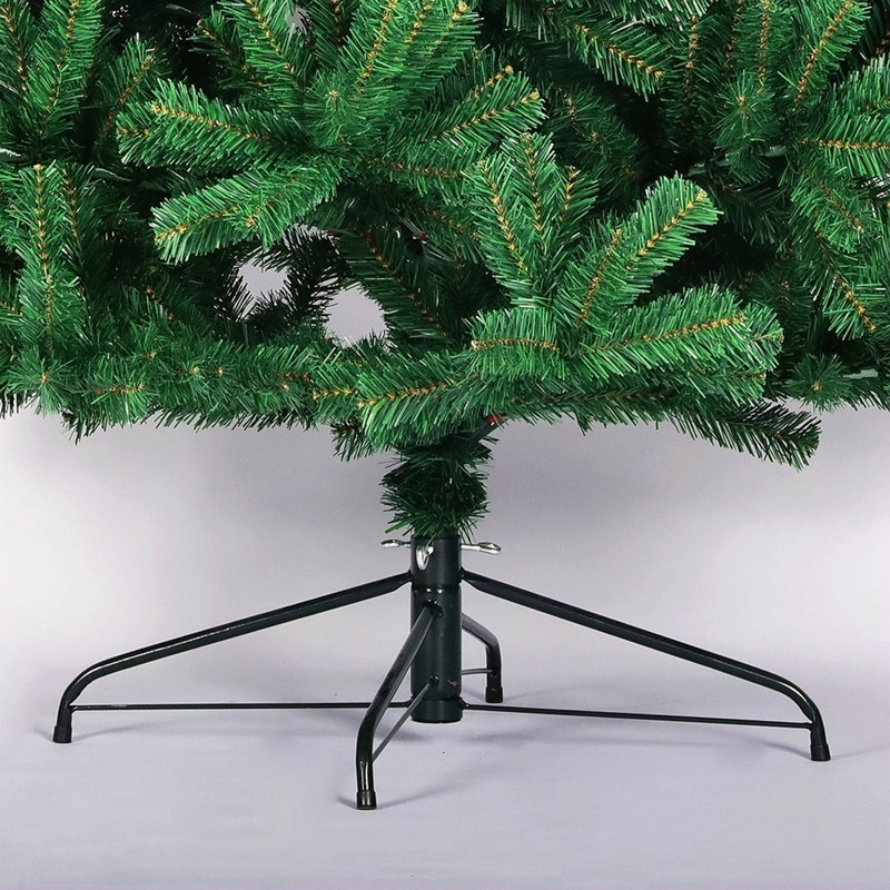 Pied de sapin de Noël artificiel pliable 6 pi, 6'