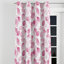 Rideaux pour chambre à coucher avec motifs floraux abstraits pour filles - 1 panneau de rideaux à œillets délicats avec poussière de pétale délicate - 1 panneau