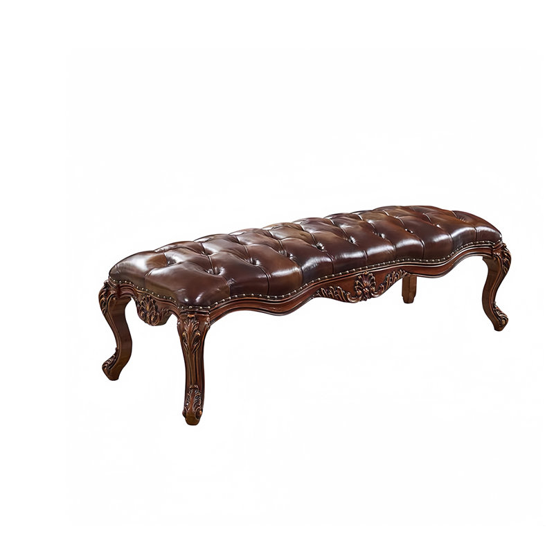 Banc de rangement en bois massif American