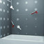 6mm Tile Backer Board Pack of 250 with Washers, 40mm Stainless Steel Screws and 5m Waterproof Membrane Tape