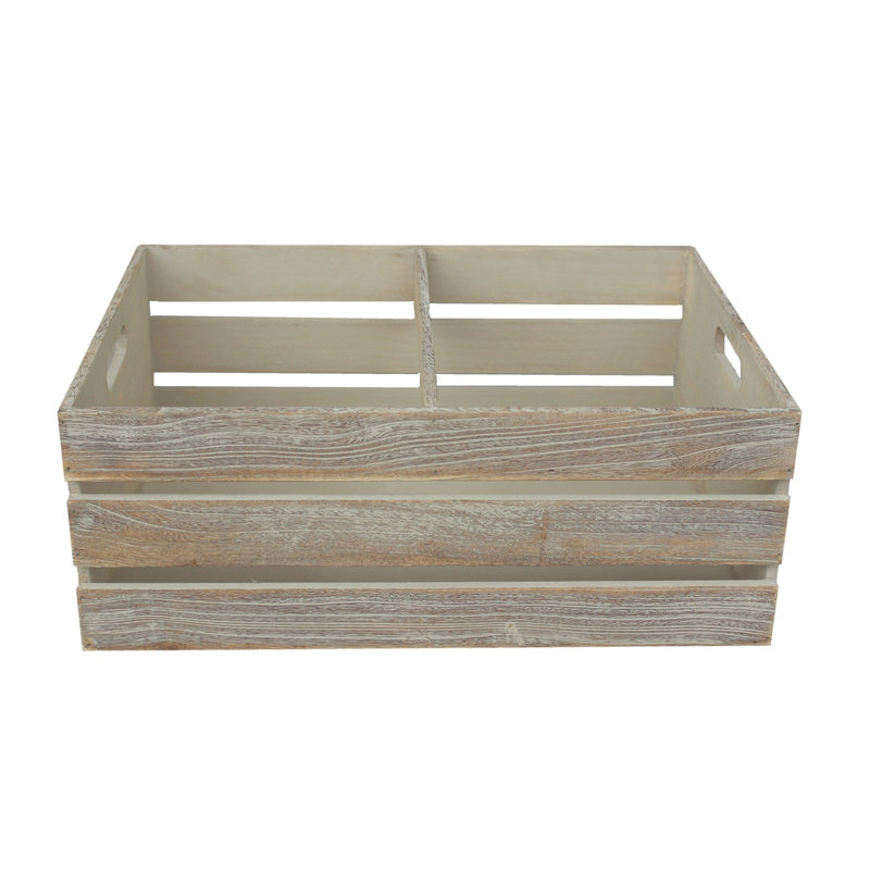 Schulen Solid Wood Storage Bin, 18cm H x 45cm W x 32cm D