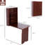 Table polyvalente pour bureau - Espace de bureau mural escamotable