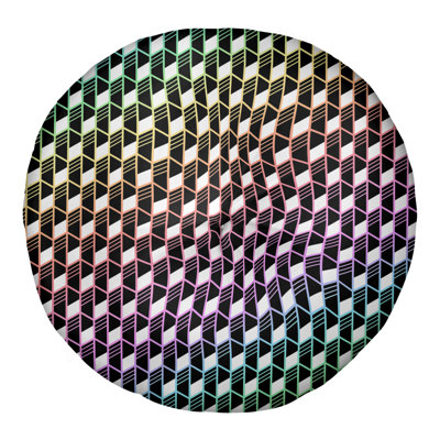 Katelyn Elizabeth Geometric Reversible Throw Pillow