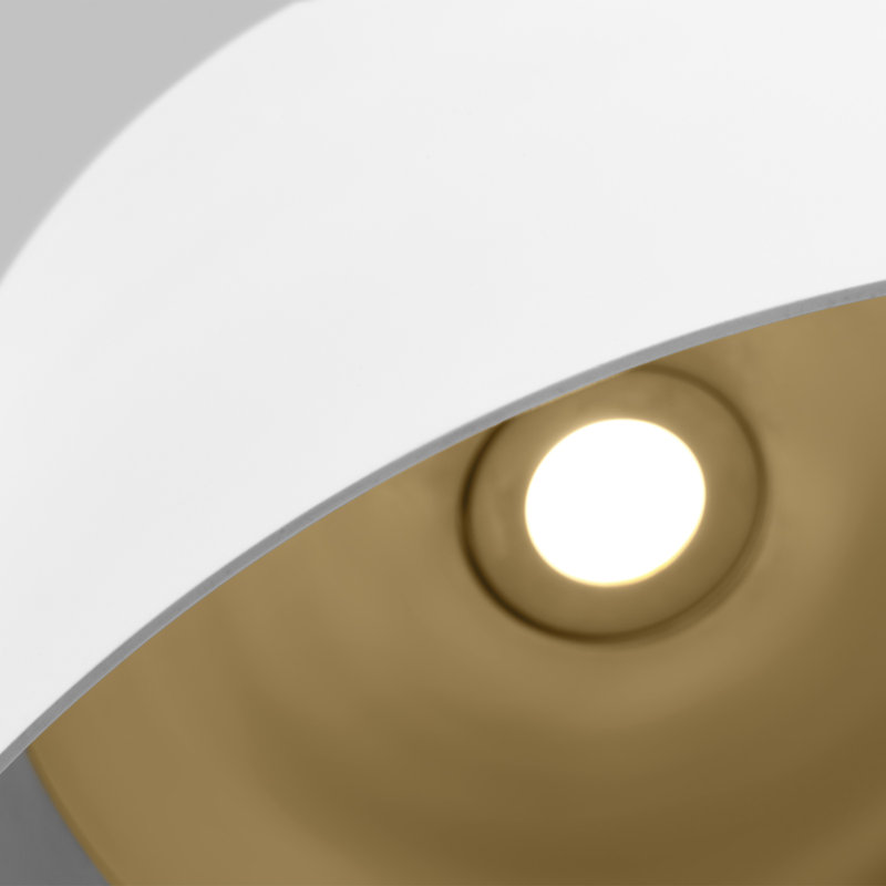 Forge 1 - Light LED Pendant, Matte White, 31.9" H x 26" W x 26" D