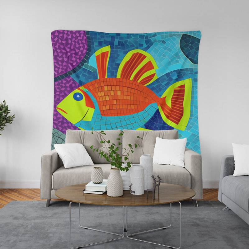 Tapisserie murale, H 60 po x l 51 po