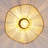 Tamoa 12” Rattan Flush Mount