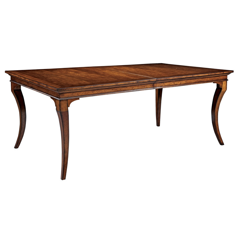 Mylah Extendable Cherry Solid Wood Dining Table