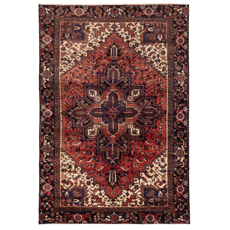 Tapis cuivre foncé Sarabi 6 pi 6 po x 9 pi 3 po