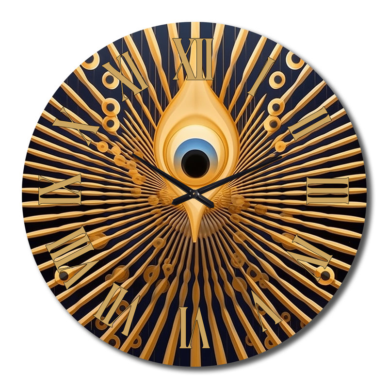 Horloge murale Visions of Eye of Consciousness, Très grand