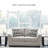 Kermon Upholstered 71 " Loveseat